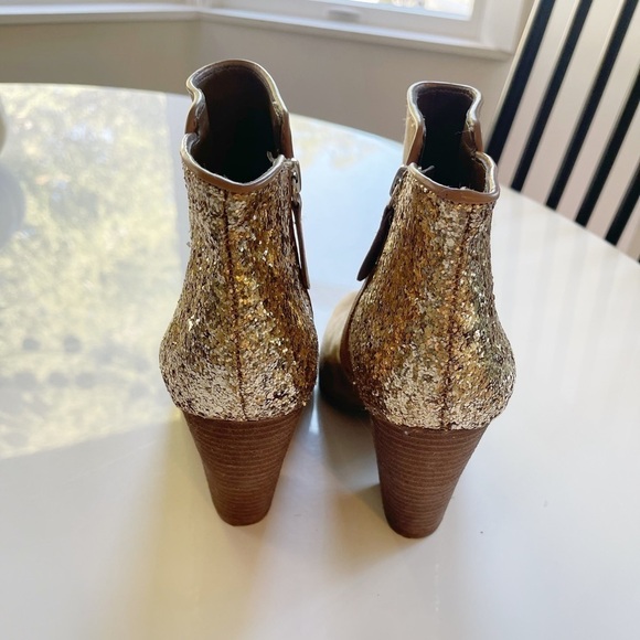 Guess Cardio Glitter Heeled Boot - 7.5 - Picture 7 of 8